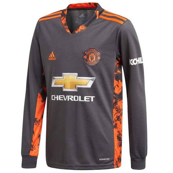 Tailandia Camiseta Manchester United Primera Equipación ML Portero 2020-2021 Gris